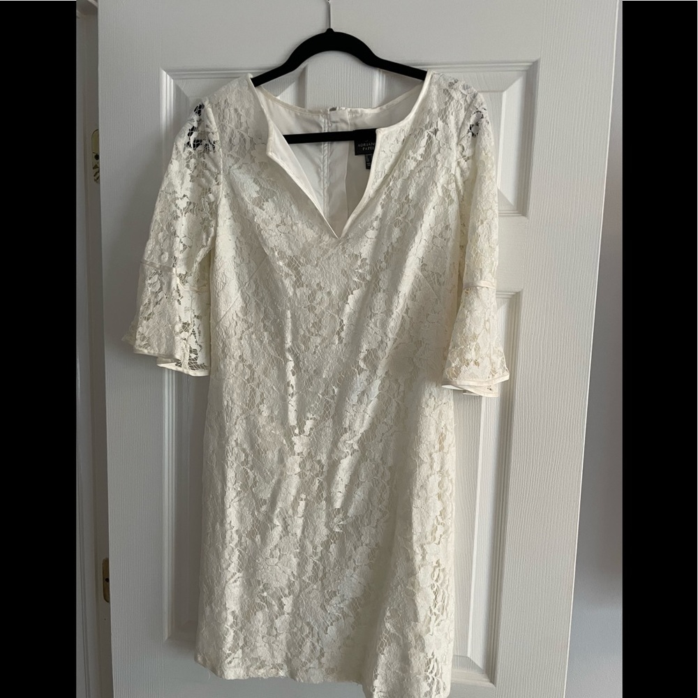 Adrianna Pappel Ivory Dress
